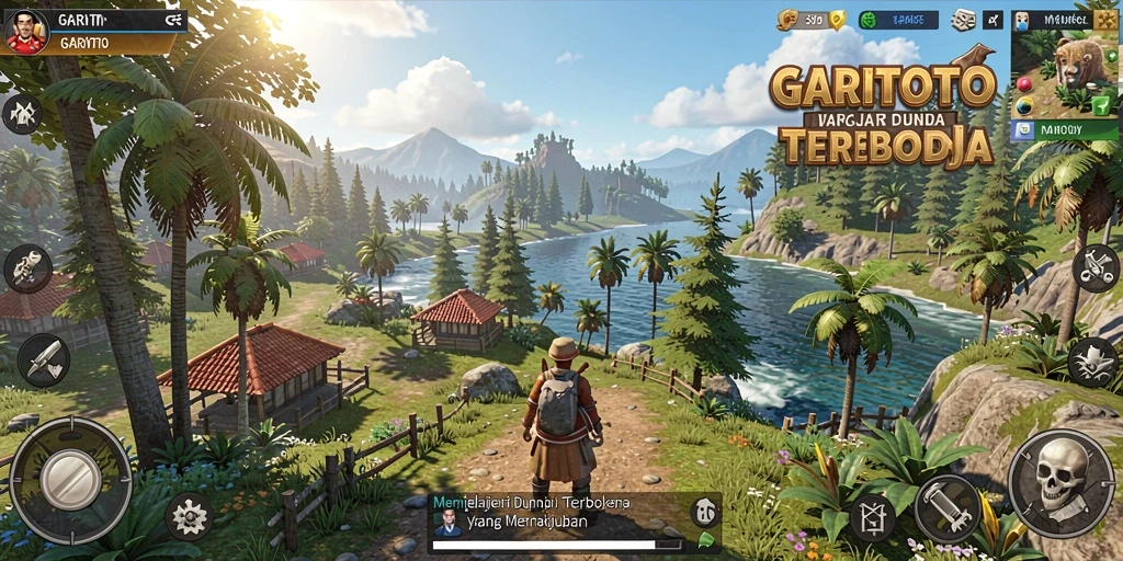 Screenshot GARITOTO menampilkan gameplay Open World yang mendebarkan.