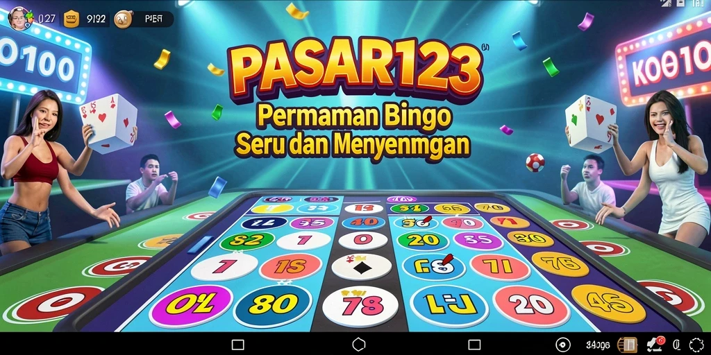 Screenshot gameplay PASAR123 menampilkan serunya permainan Bingo.
